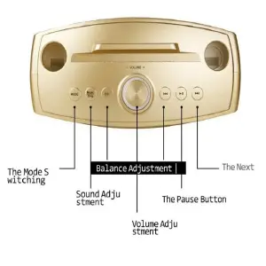 PARLANTE KARAOKE SD-306