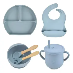Juego de Vajilla Silicona Niños