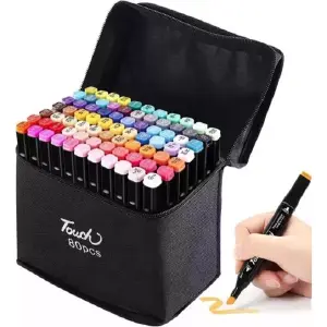 SET DE MARCADORES 80 PCS