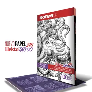 Papel  tatto 216 paquete tatuadores prof
