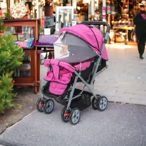 REF 196 Coche Bebe Reversible  cubrepies