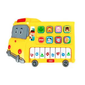 Piano Bus Interactivo Sonido Y Notas Mus