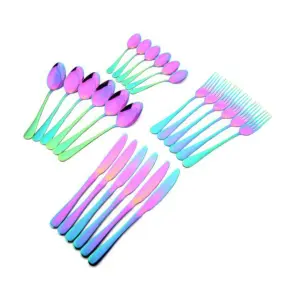 Juego Cubiertos Set De 24 Piezas Acero