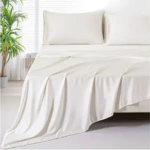 Sabana Bamboo 400 Hilos - F Beige Doble