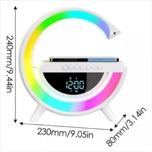 lámpara Parlante G Mesa Luz LED / Reloj