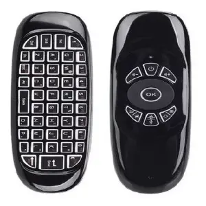 Control Smart Tv Air Mouse Teclado Luces