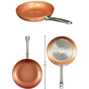 Set Copper Chef Pan Olla + Sartén