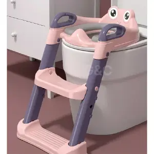 ESCALERA DE BAÑO CON OJOS Y COJIN DF