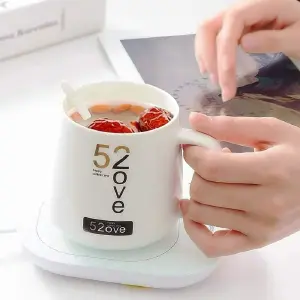 Mug con base calentadora eléctrica