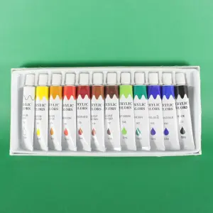 Pinturas acrílicas en tubo