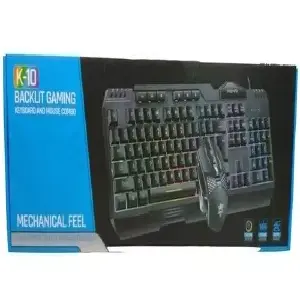 Teclado Gamer Y Mouse Luz Led Usb ⚡