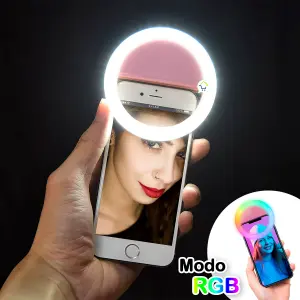 Mini Aro De Luz Led RGB Celular RG01