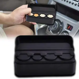 Caja organizador de monedas para carro
