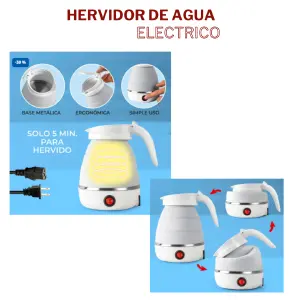 Hervidor electrico plegable de viaje