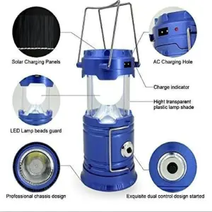 Lámpara solar recargable