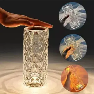 Lámpara de mesa Crystal Led Rgb