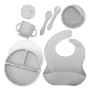 Kit Alimentación Bebe Vajilla Silicona