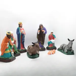 Pesebre 8 Figuras Plástico # 50