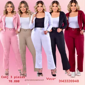 REF -2141-F- CONJUNTO DE DAMA 3 PIEZAS -