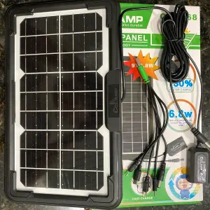 CARGADOR SOLAR PORTÁTIL