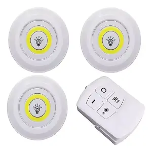 Juego Bombilla X3 Luces Led Inalámbrica