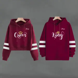 Buso Buzo, Hoodie KING&QUEEN VINOTINTO