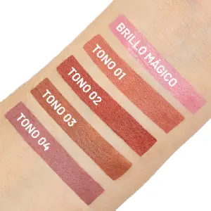 Brillo Mágico Doble Con Labial 24k