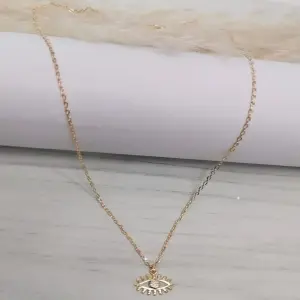 CADENA DORADA OJO EGIPCIO