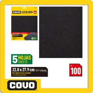 LIJA DE AGUA GRANO 60 - 5 PZA