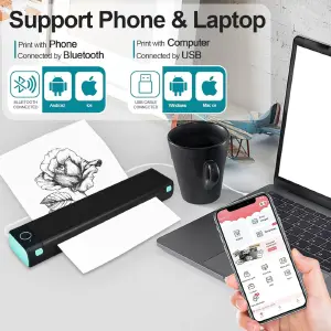 Combo Impresora Termica M08f + Resma A4
