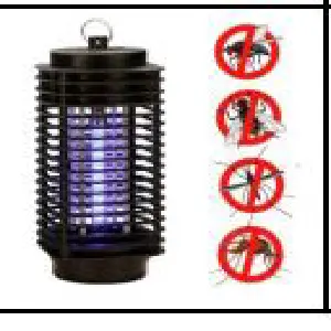 LAMPARA MATAMOSǪUITOS ELECTRICA NEGRA