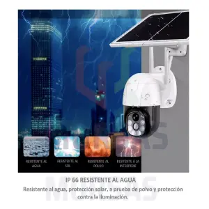 Cámara De Seguridad Solar Exterior Wifi