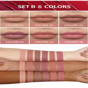SET DE LABIAL LIQUIDO  x6 HANDAIYAN