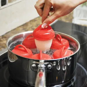 Molde Rojo Huevo Cocido Pochado