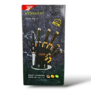 SET DE CUCHILLOS Y TIJERA X9 PIEZAS Ptf