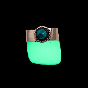 Collar Luminoso Cubo Luminoso Verde