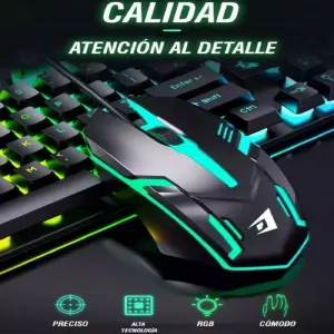 Combo KM180 Teclado Mouse Retroiluminado