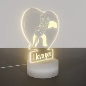 Lampara Base Led Homero y Marge V306