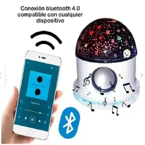 Parlante Proyector Luna y estrellas