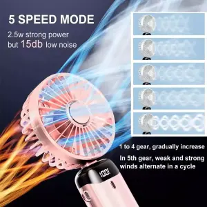 Mini ventilador recargable