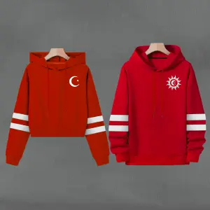 Buso Buzo, Hoodie SOL Y LUNA ROJO