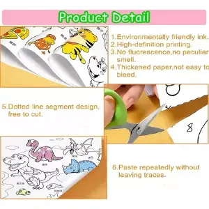 Rollo de  papel para  colorear  WS-8