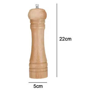 Pimentero Madera 22 Cm Muela Molinillo