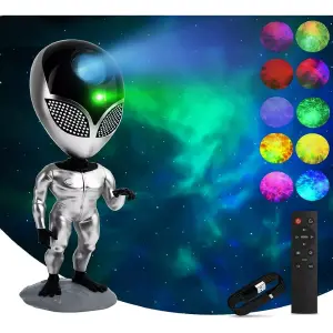Lampara Aliens Star Proyector De Galaxia