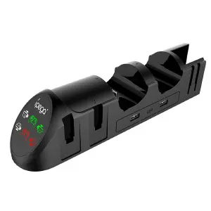 Base Doble Cargador Controles Nintendo