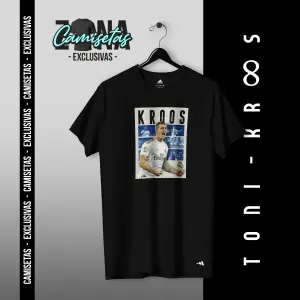 CAMISETA - KROOS 2 - NEGRA - UNISEX