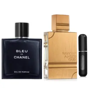 KIT DUO(AMBER OUD+BLEU CHANEL+PERFUMERO)