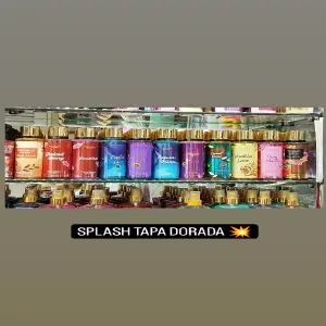 Splash tapa dorada