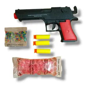 Pistola Juguete Dual Dardos E Hidrogel