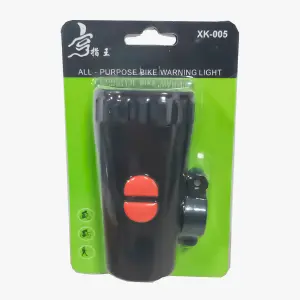LINTERNA LED CON PITO PARA BICICLETA
